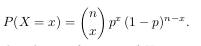 Binomial distribution